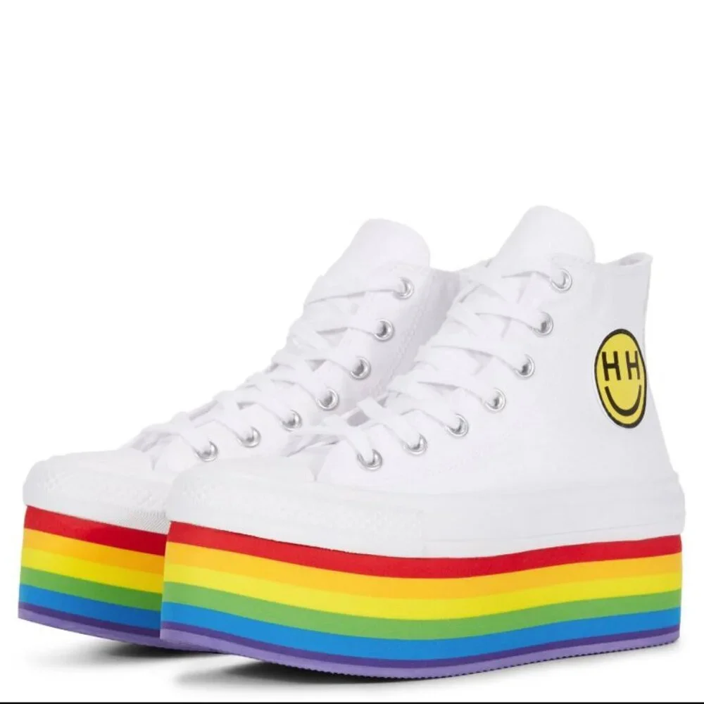 Converse x Miley Cyrus Chuck Taylor All Star Platform Hi Shoes - Picture 1 of 9